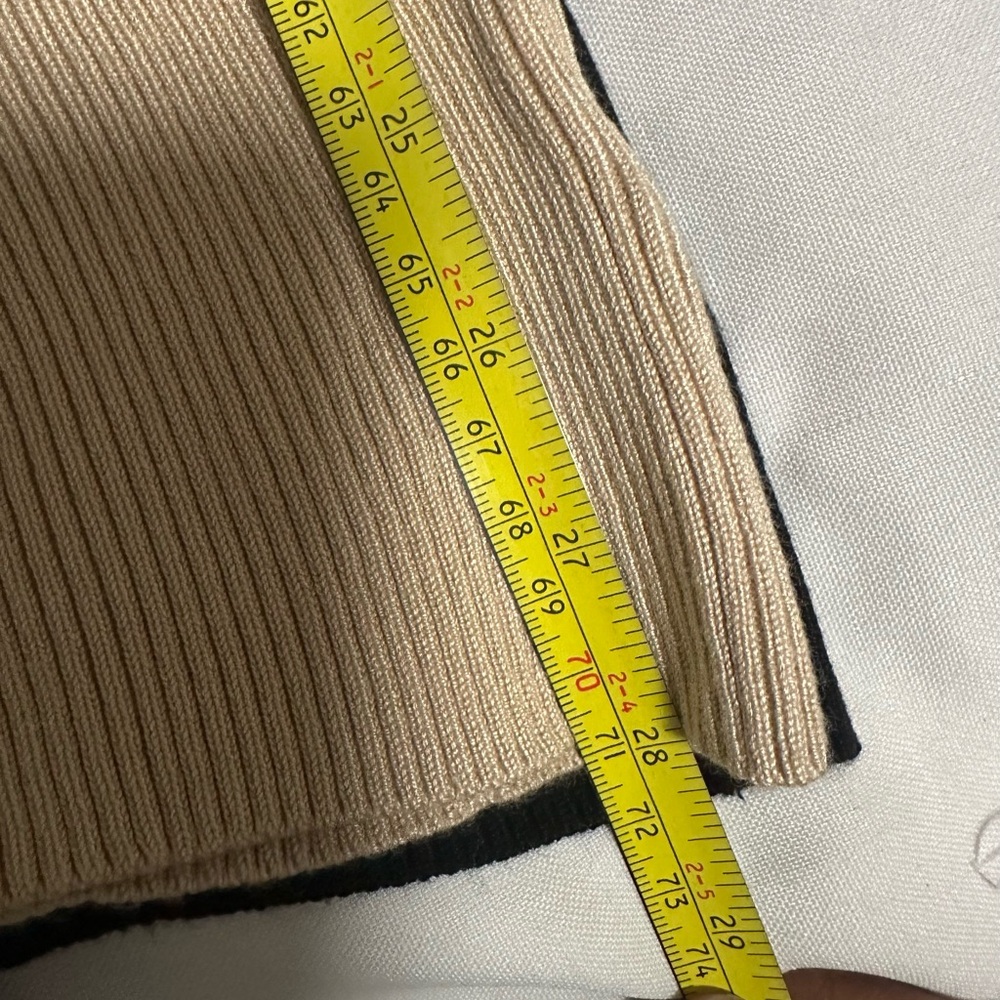 BCBG Black and Cream Colorblock pants and top sleevesless size small NWT. - Picture 16 of 16